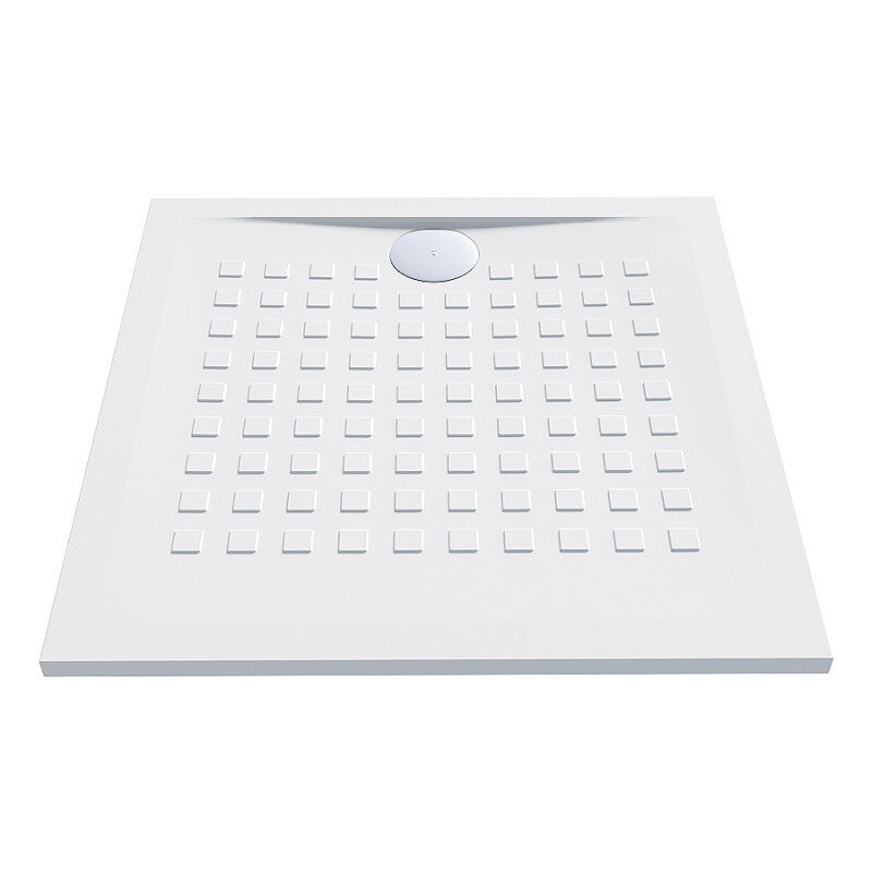 Receveur de douche 80x80cm extraplat resisol - Blanc