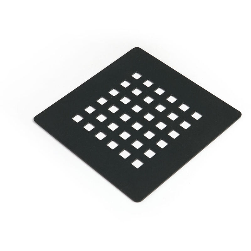 Receveur de douche carré en acier anthracite