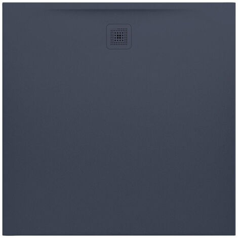 Receveur de douche carré LAUFEN PRO, écoulement latéral 1200 x 1200 x 33 mm anthracite LAUFEN