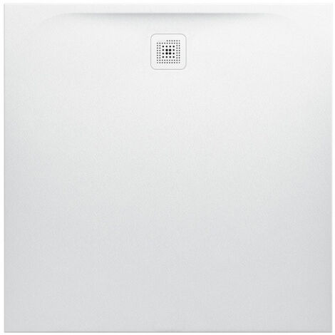 Receveur de douche carré LAUFEN PRO, écoulement latéral 1200 x 1200 x 33 mm LAUFEN blanc mat