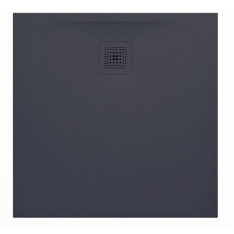Receveur de douche carré LAUFEN PRO, écoulement latéral 800 x 800 x 29 mm LAUFEN anthracite