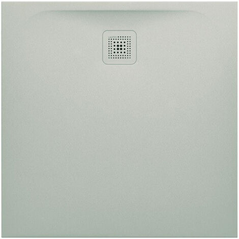 Receveur de douche carré LAUFEN PRO, écoulement latéral 900 x 900 x 30 mm, anthracite LAUFEN
