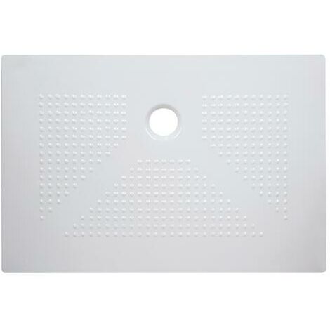 Receveur de douche céramique  ultra-plat 3,5 cm blanc 80x120cm
