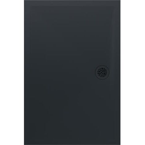 Receveur de douche Ciron fonte minérale anthracite 1400x23x900 mm