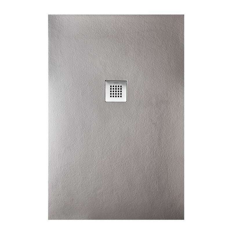 SANYCCES Receveur de douche 160 x 90 cm, Gris, extra plat - strato