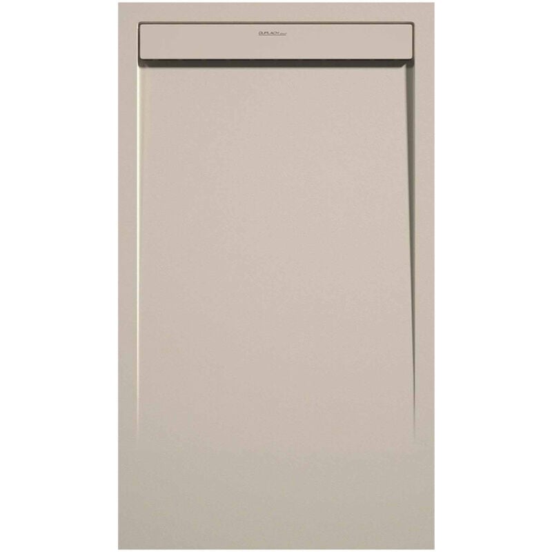 Receveur de douche Crème, finition Lisse Stone smart, grille de couleur - 90 x 90 cm