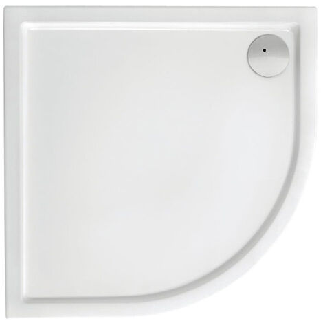 Receveur de douche d'angle en acrylique Granada - 900x900mm - Blanc