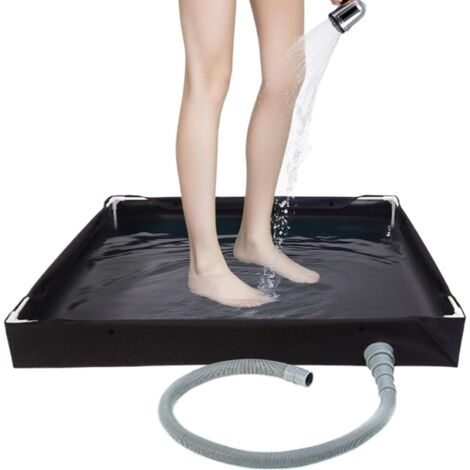 Receveur de douche de camping, pliable, pour voyage,
