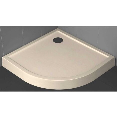Receveur de douche ¼ de cercle NOVELLINI VICTORY beige 80x80 cm H 11,5cm