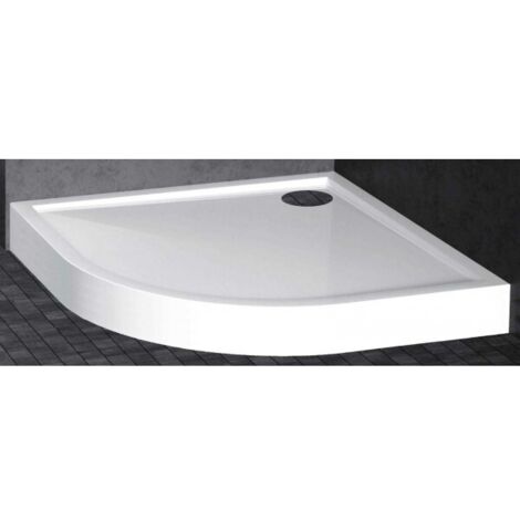Receveur de douche ¼ de cercle NOVELLINI VICTORY blanc 90x90cm H 11,5cm