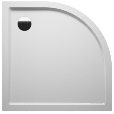 Receveur de douche ¼ de cercle RIHO DAVOS 289 120x120x4,5 cm avec pieds et tablier-120 --