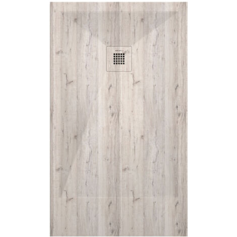 Receveur de douche Décape, finition Lisse Stone 3D, grille de couleur - 160 x 90 cm