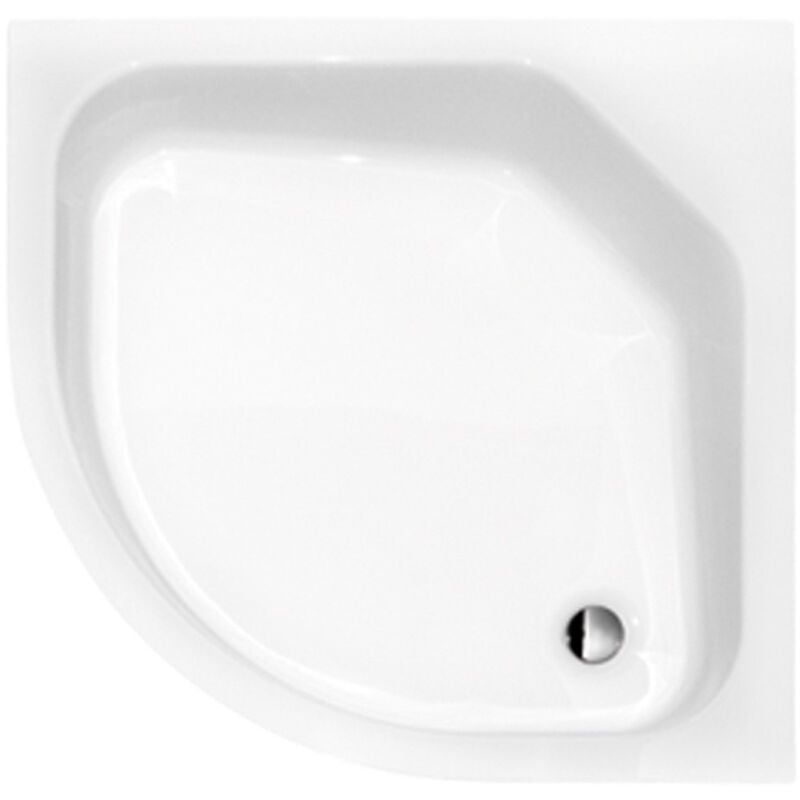 Receveur de douche diper ii semi-circulaire 80x80 cm et 90x90 cm blanc - 90x90 cm