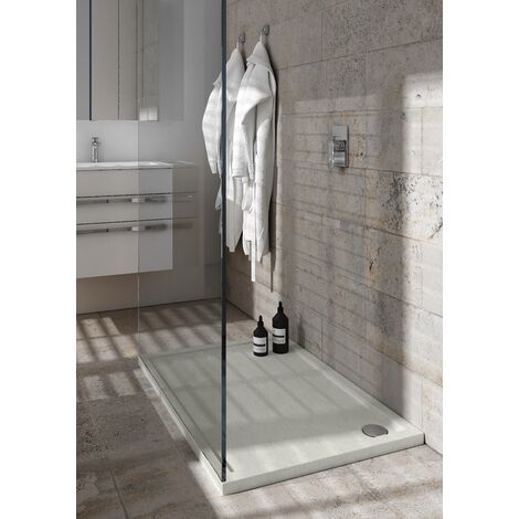 Receveur de douche 120x90x3 extra plat Travertin Beige