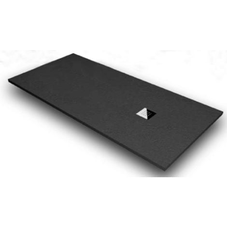 Receveur de douche en céramique 100x70 azzurra ceramica série Solution | Anthracite