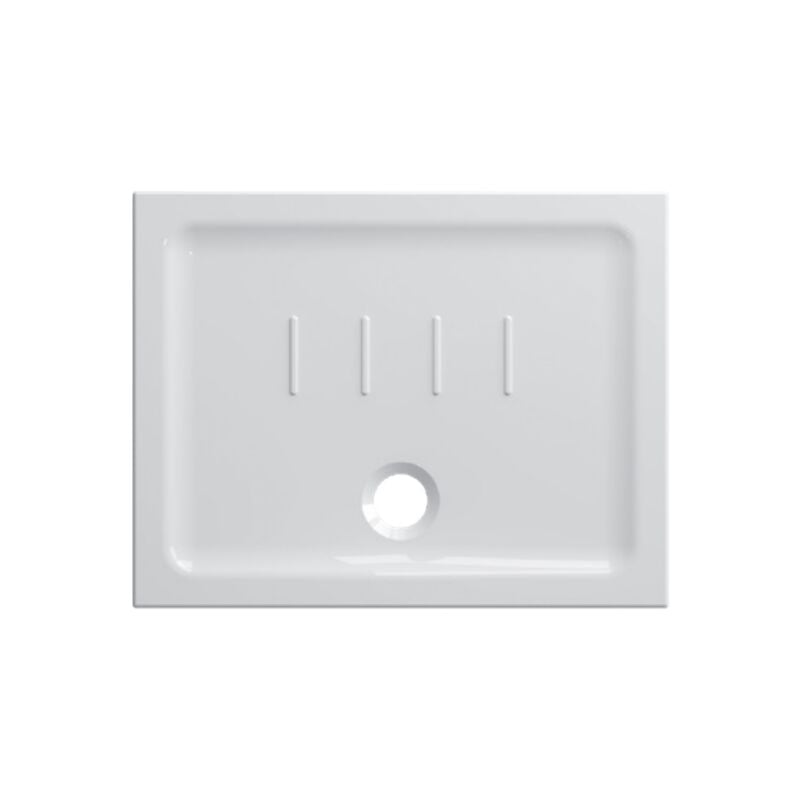 Receveur de douche en céramique 100x70 cm Globo Docciaviva série H4.5 DV4100BI Blanc - Céramique