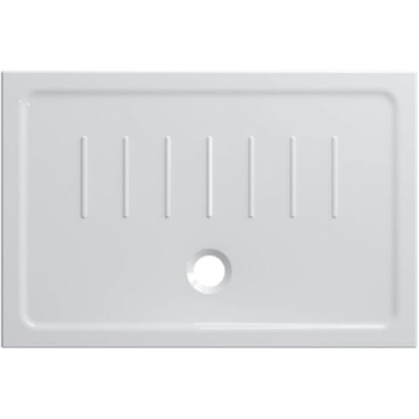 Receveur de douche en céramique 120x80 cm Globo Docciaviva série H4.5 DV4121BI  Blanc - Céramique