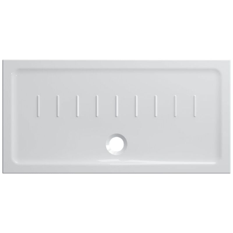 Receveur de douche en céramique 140x70 cm Globo Docciaviva series H4.5 DV4140BI Blanc - Céramique