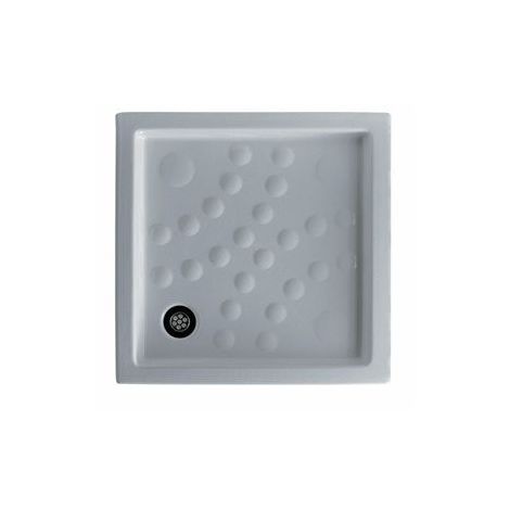 Receveur de douche en céramique 65x65xH8 cm calipso galassia | Blanc