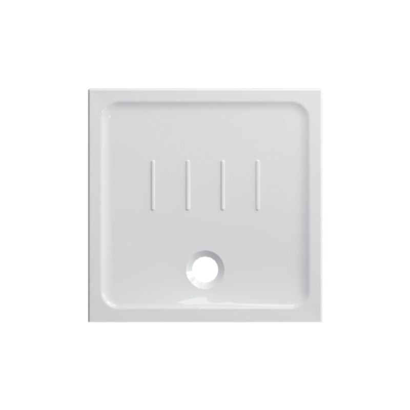 Receveur de douche en céramique 80x80 cm Globo Docciaviva série H4.5 DV4080BI Blanc - Céramique