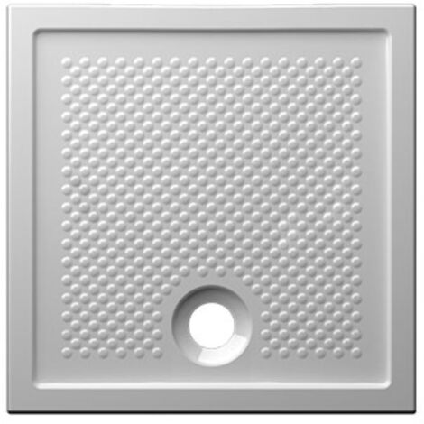 Receveur de douche en céramique 80x80 cm Globo Docciaviva série H6 DV080BI  Blanc - Céramique