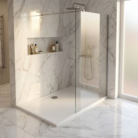 Receveur de douche en céramique 90x70xH4 cm avec écoulement côté mur - Squash  Ceramica Dolomite