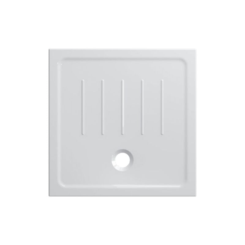 Ceramica Globo - Receveur de douche en céramique 90x90 cm Globo Docciaviva série H4.5 DV4091BI Blanc - Céramique