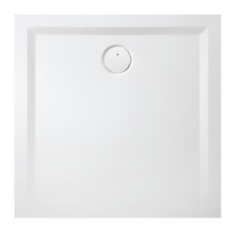 Receveur de douche en fonte minérale MUNA 1100x1100x30mm blanc
