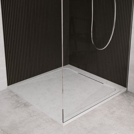 Receveur de douche en pierre naturelle extra plat à poser 90x90cm - italien marbre - ORIGINE