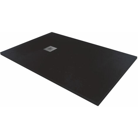 Receveur de douche en résine extra plat à poser 80x180cm - RIO - noir