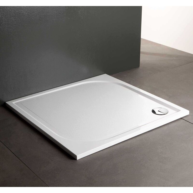 Kiamami Valentina - Receveur De Douche En Résine 70X70 Au Ras Du Sol Klio