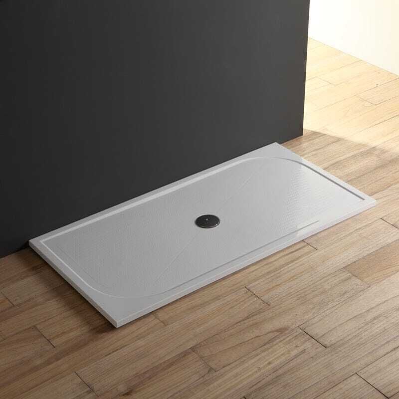 Kiamami Valentina - Receveur De Douche En Résine 80X160 Cm Au Ras Du Sol Klio