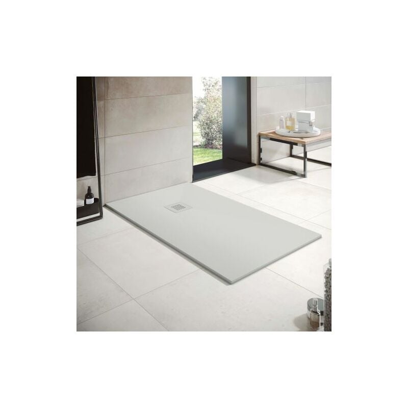 Receveur de douche en résine Largeur 90 Sable/Arena Ral 7035 90x200 cm