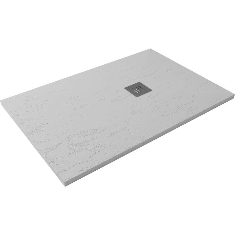 Receveur de douche extra-plat clasic Pizarra 110x200 Ep3 Blanc Casse