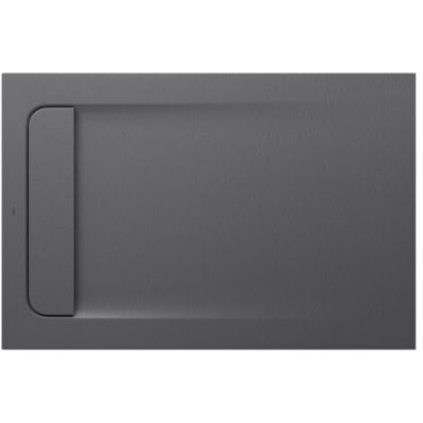 Receveur de douche extra plat en Stonex® Aquos - 1000 x 700 mm - Gris Ardoise