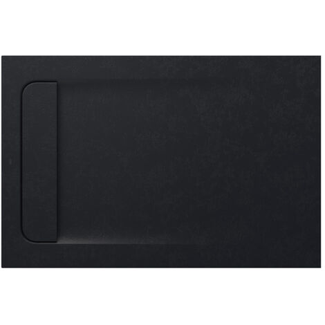 Receveur de douche extra plat en Stonex® Aquos - 1000 x 700 mm - Noir