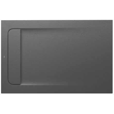 Receveur de douche extra plat en Stonex® Aquos - 1000 x 700 mm - Onyx