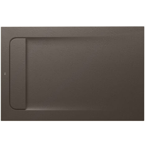 Receveur de douche extra plat en Stonex® Aquos - 1000x700mm - Café