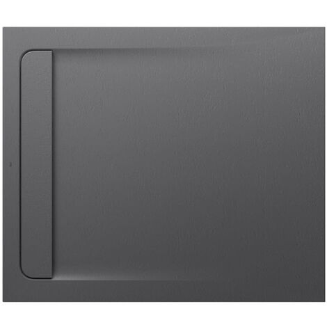 Receveur de douche extra plat en Stonex® Aquos - 1000x800mm - Gris Ardoise