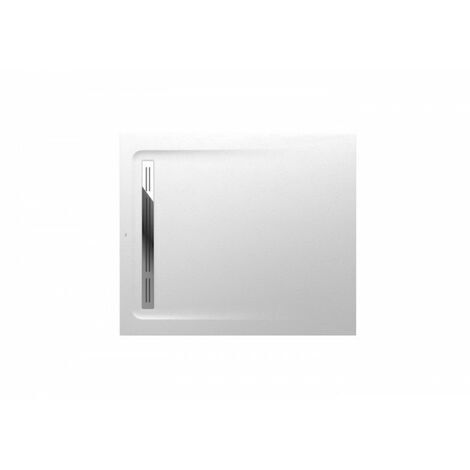 Receveur de douche extra plat en Stonex® Aquos - 1200x1000mm - Blanc