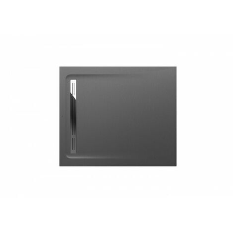 Receveur de douche extra plat en Stonex® Aquos - 1200x1000mm - Gris Ardoise