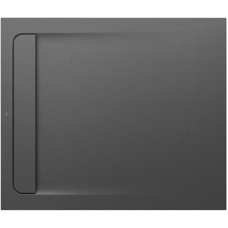 Receveur de douche extra plat en Stonex® Aquos - 1200x1000mm - Onyx