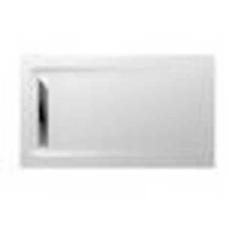 Receveur de douche extra plat en Stonex® Aquos - 1200x700mm - Blanc