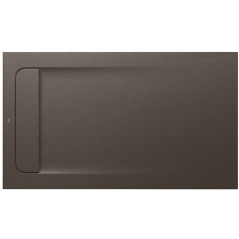 Receveur de douche extra plat en Stonex® Aquos - 1200x700mm - Café