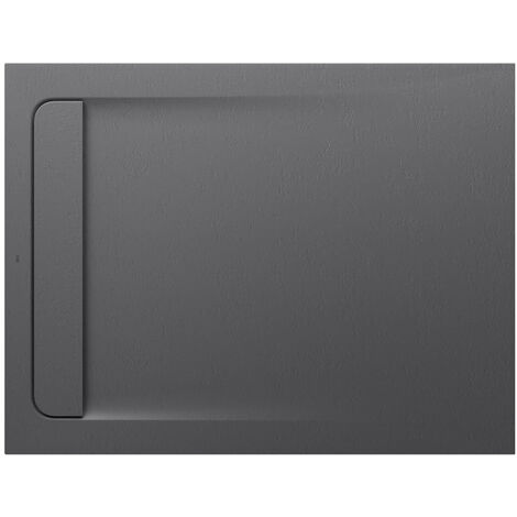 Receveur de douche extra plat en Stonex® Aquos - 1200x900mm - Gris Ardoise