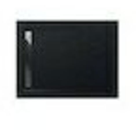 Receveur de douche extra plat en Stonex® Aquos - 1200x900mm - Noir
