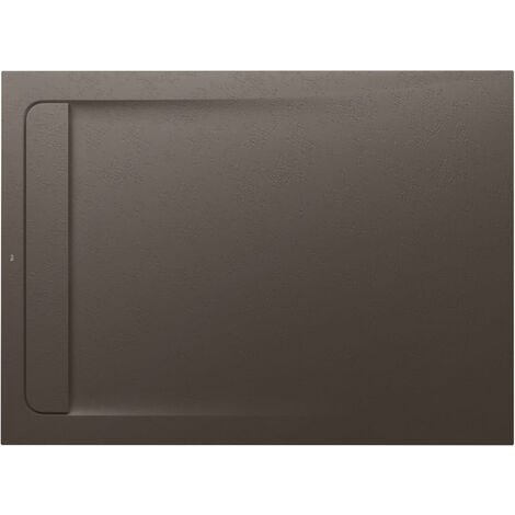Receveur de douche extra plat en Stonex® Aquos - 1400x1000mm - Café