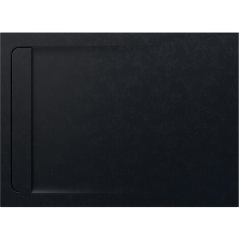 Receveur de douche extra plat en Stonex® Aquos - 1400x1000mm - Noir