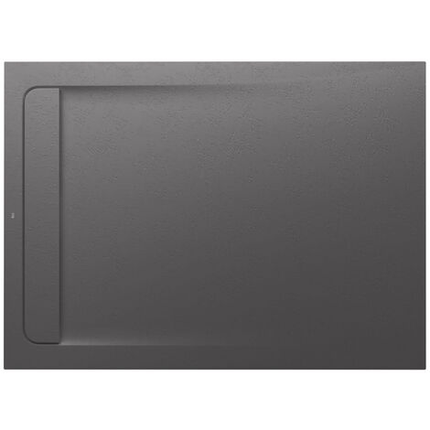 Receveur de douche extra plat en Stonex® Aquos - 1400x1000mm - Onyx