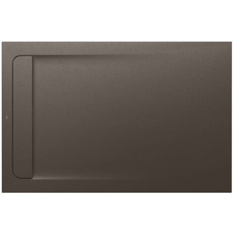 Receveur de douche extra plat en Stonex® Aquos - 1400x900mm - Café